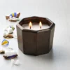 Octagonal Ceramic Cashmere & Suede Fall Jar Candle Metallic Bronze - Hearth & Hand™ With Magnolia -Hearth & Hand With Magnolia GUEST 053ab807 ad47 4ecc 8486 b6c9d47b7ad9