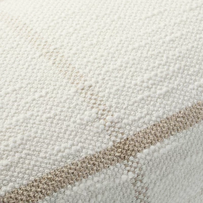 12"x30" Open Grid Lines Lumbar Throw Pillow Cream/Taupe - Hearth & Hand™ With Magnolia 4 12"x30" Open Grid Lines Lumbar Throw Pillow Cream/Taupe - Hearth & Hand™ With Magnolia - Image 2