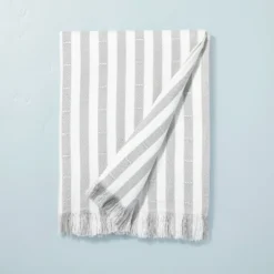 Clipped Stripe Dobby Throw Blanket - Hearth & Hand™ With Magnolia 10 Clipped Stripe Dobby Throw Blanket - Hearth & Hand™ With Magnolia -Hearth & Hand With Magnolia GUEST 10a39fdf 546b 43d8 b831 0408b3240adc