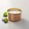 Lidded Metal Pampas 4-Wick Jar Candle Brass Finish 20oz - Hearth & Hand™ With Magnolia -Hearth & Hand With Magnolia GUEST 11410258 7aee 44b9 92b9 e8351977d155