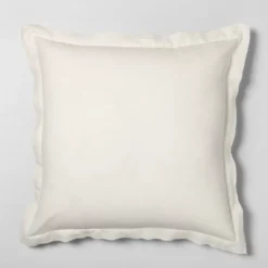 26"x26" Cotton & Linen Blend Euro Pillow - Hearth & Hand™ With Magnolia -Hearth & Hand With Magnolia GUEST 13ff8b03 195c 4d16 b116 932032f3a8a8