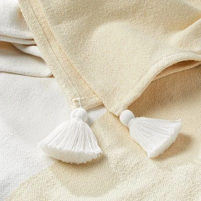 Tasseled Color Block Woven Throw Blanket - Hearth & Hand™ With Magnolia 8 Tasseled Color Block Woven Throw Blanket - Hearth & Hand™ With Magnolia - Image 6