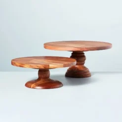 11" Wooden Cake Stand - Hearth & Hand™ With Magnolia -Hearth & Hand With Magnolia GUEST 239e33c4 159a 441c a2c4 38d6fd007af5