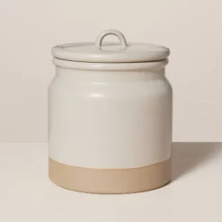 Dry Goods Stoneware Crock Canister Warm Gray/Clay - Hearth & Hand™ With Magnolia 13 Dry Goods Stoneware Crock Canister Warm Gray/Clay - Hearth & Hand™ With Magnolia -Hearth & Hand With Magnolia GUEST 276e425a 33ae 423c 93b3 aa935cdd40be