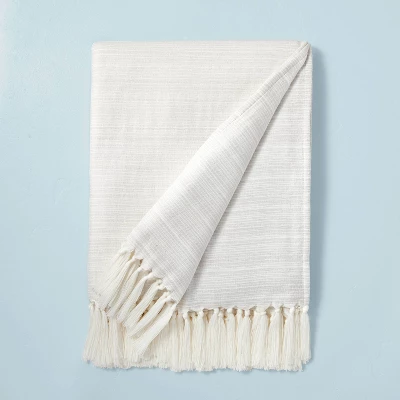 Faded Pin Stripe Gauze-Woven Throw Blanket - Hearth & Hand™ With Magnolia 7 Faded Pin Stripe Gauze-Woven Throw Blanket - Hearth & Hand™ With Magnolia - Image 5