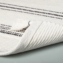 Tonal Stripes Bath Rug Sour Cream/Railroad Gray - Hearth & Hand™ With Magnolia 7 Tonal Stripes Bath Rug Sour Cream/Railroad Gray - Hearth & Hand™ With Magnolia -Hearth & Hand With Magnolia GUEST 2f18d171 85d9 4317 8172 0e2d70fef955