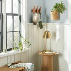 Wood & Brass Hook Rail - Hearth & Hand⢠With Magnolia