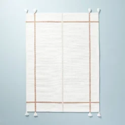 Bold Cross Stripes Tassel Rug Cream/Tan - Hearth & Hand™ With Magnolia 15 Bold Cross Stripes Tassel Rug Cream/Tan - Hearth & Hand™ With Magnolia -Hearth & Hand With Magnolia GUEST 3630ef84 b701 4a81 b546 9f6450d0c0e1