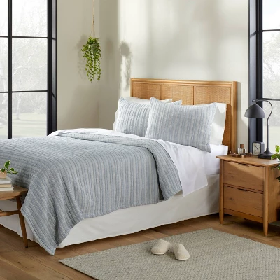 Alternating Stripe Matelassé Coverlet - Hearth & Hand™ With Magnolia 5 Alternating Stripe Matelassé Coverlet - Hearth & Hand™ With Magnolia - Image 3