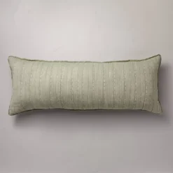 16"x42" Washed Loop Stripe Lumbar Bed Pillow - Hearth & Hand™ With Magnolia -Hearth & Hand With Magnolia GUEST 3f4d66eb 1363 4711 9f60 162fc243fa6f