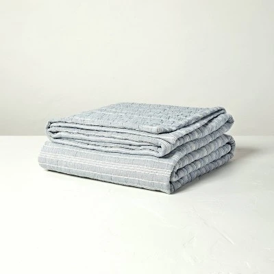 Alternating Stripe Matelassé Coverlet - Hearth & Hand™ With Magnolia 4 Alternating Stripe Matelassé Coverlet - Hearth & Hand™ With Magnolia - Image 2