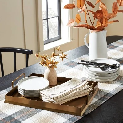 Beveled 12" X 16" Metal Decor Tray Brass Finish - Hearth & Hand™ With Magnolia 3 Beveled 12" X 16" Metal Decor Tray Brass Finish - Hearth & Hand™ With Magnolia