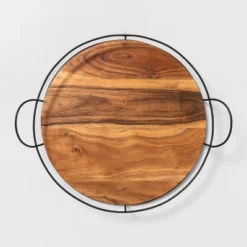 Wood And Metal Tray - Hearth & Hand⢠With Magnolia
