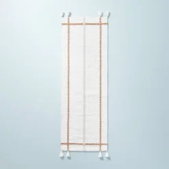 Bold Cross Stripes Tassel Rug Cream/Tan - Hearth & Hand™ With Magnolia 12 Bold Cross Stripes Tassel Rug Cream/Tan - Hearth & Hand™ With Magnolia -Hearth & Hand With Magnolia GUEST 5339bf5a f9a7 455d 8155 624fc7ab37a7