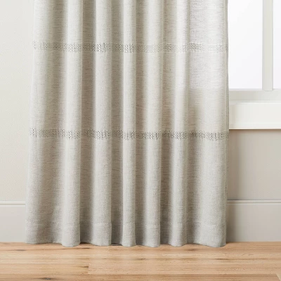 Lace Insert Sheer Curtain Panel - Hearth & Hand™ With Magnolia 6 Lace Insert Sheer Curtain Panel - Hearth & Hand™ With Magnolia - Image 4
