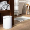 Metal Bath Wastebasket White/Black - Hearth & Hand™ With Magnolia -Hearth & Hand With Magnolia GUEST 5ab9d122 51d3 4101 8d7f 349186fa4981