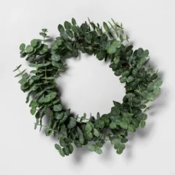 Faux Eucalyptus Wreath - Hearth & Hand™ With Magnolia -Hearth & Hand With Magnolia GUEST 69c452d5 ce0e 424b a992 018b3034bdd8
