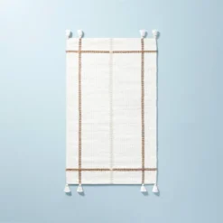 Bold Cross Stripes Tassel Rug Cream/Tan - Hearth & Hand™ With Magnolia 14 Bold Cross Stripes Tassel Rug Cream/Tan - Hearth & Hand™ With Magnolia -Hearth & Hand With Magnolia GUEST 6cc8f106 81f2 4c56 a259 7849943cb5a5