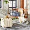 Textured Grid Lines Indoor/Outdoor Throw Pillow - Hearth & Hand™ With Magnolia -Hearth & Hand With Magnolia GUEST 6ec35db4 39dd 40a5 a52f ac0fd9d3cd4c