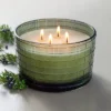 Textured Glass Cypress & Pine Jar Christmas Candle Green 24oz - Hearth & Hand™ With Magnolia -Hearth & Hand With Magnolia GUEST 7252b7b1 0a82 4c19 850f 30c13288d34d
