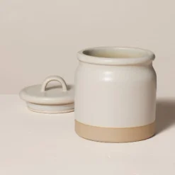 Dry Goods Stoneware Crock Canister Warm Gray/Clay - Hearth & Hand™ With Magnolia 10 Dry Goods Stoneware Crock Canister Warm Gray/Clay - Hearth & Hand™ With Magnolia -Hearth & Hand With Magnolia GUEST 783827b2 e2af 4d5b acc8 84432284eebb