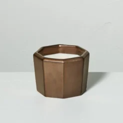 Octagonal Ceramic Cashmere & Suede Fall Jar Candle Metallic Bronze - Hearth & Hand™ With Magnolia 10 Octagonal Ceramic Cashmere & Suede Fall Jar Candle Metallic Bronze - Hearth & Hand™ With Magnolia -Hearth & Hand With Magnolia GUEST 8d3191e0 b160 4eec bea1 9822c9fa9e34