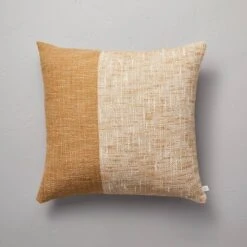 18"x18" Vertical Color Block Square Throw Pillow - Hearth & Hand™ With Magnolia -Hearth & Hand With Magnolia GUEST 8eec7d6e 5023 4623 8012 6a328076f495