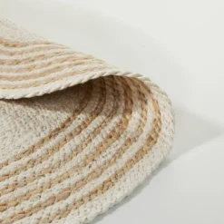 Round 6' Multi Stripe Braided Jute Area Rug Cream/Tan - Hearth & Hand™ With Magnolia 7 Round 6' Multi Stripe Braided Jute Area Rug Cream/Tan - Hearth & Hand™ With Magnolia -Hearth & Hand With Magnolia GUEST 9488b481 51ce 4505 9348 6b48547839cf