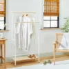 Two-Tier Metal & Wood Garment Rack Cream/Beige - Hearth & Hand™ With Magnolia -Hearth & Hand With Magnolia GUEST 966b3bad 6360 4f3b 94b0 d8f409d3ca9c