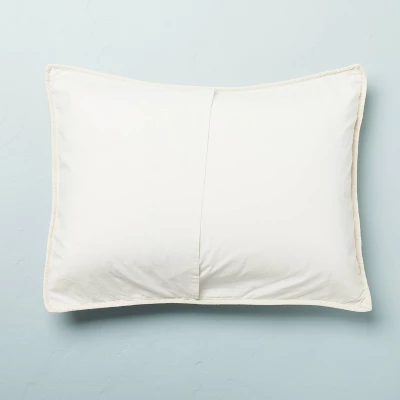 Diamond Stripe Matelassé Pillow Sham - Hearth & Hand™ With Magnolia 4 Diamond Stripe Matelassé Pillow Sham - Hearth & Hand™ With Magnolia - Image 2