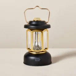 LED Lantern Black/Gold - Hearth & Hand™ With Magnolia -Hearth & Hand With Magnolia GUEST b6e0871e cb05 4956 a6b1 d628b3c5808e