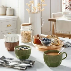 Wooden Pedestal Lazy Susan Natural - Hearth & Hand⢠With Magnolia