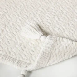 24" X 60" Solid Tassels Bath Rug Sour Cream - Hearth & Hand™ With Magnolia 7 24" X 60" Solid Tassels Bath Rug Sour Cream - Hearth & Hand™ With Magnolia -Hearth & Hand With Magnolia GUEST bed1817b ad8b 4f2a bba6 1c12db901fb2
