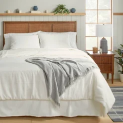Fine Stripe Duvet & Sham Set Twilight Taupe/Sour Cream - Hearth & Hand™ With Magnolia -Hearth & Hand With Magnolia GUEST c27ed094 d019 497e 86b4 0a670b3b9450