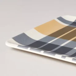 3pc Mixed Fall Pattern Bamboo-Melamine Serving Trays Gold/Blue/Cream - Hearth & Hand™ With Magnolia -Hearth & Hand With Magnolia GUEST cb8d6434 f62d 4196 8f17 5414bbeca95f