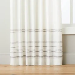 Engineered Hem Stripes Curtain Panel Cream/Gray - Hearth & Hand™ With Magnolia -Hearth & Hand With Magnolia GUEST ce2cfef5 4ffc 4553 9efa 21c03c3714d0
