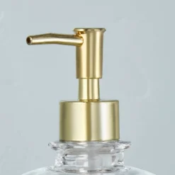 Sculpted Glass Soap/Lotion Pump Dispenser Clear/Brass - Hearth & Hand™ With Magnolia 7 Sculpted Glass Soap/Lotion Pump Dispenser Clear/Brass - Hearth & Hand™ With Magnolia -Hearth & Hand With Magnolia GUEST d413e622 c778 407d a23b 34911bd8705e