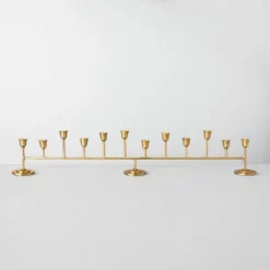 Antiqued Metal Taper Candelabra Brass Finish - Hearth & Hand™ With Magnolia 11 Antiqued Metal Taper Candelabra Brass Finish - Hearth & Hand™ With Magnolia -Hearth & Hand With Magnolia GUEST d62a3121 0a9e 4351 ac83 c05923aa585d