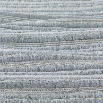 Alternating Stripe Matelassé Coverlet - Hearth & Hand™ With Magnolia 3 Alternating Stripe Matelassé Coverlet - Hearth & Hand™ With Magnolia