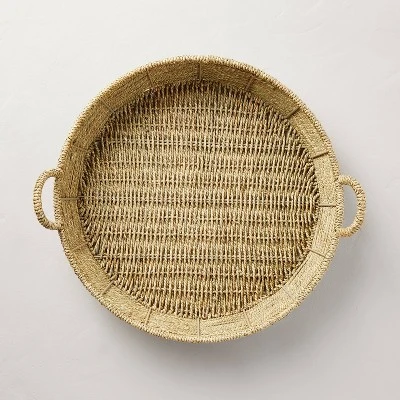 20" Woven Decorative Tray - Hearth & Hand™ With Magnolia 4 20" Woven Decorative Tray - Hearth & Hand™ With Magnolia - Image 2