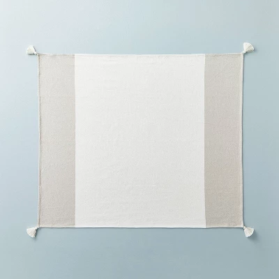 Tasseled Color Block Woven Throw Blanket - Hearth & Hand™ With Magnolia 5 Tasseled Color Block Woven Throw Blanket - Hearth & Hand™ With Magnolia - Image 3