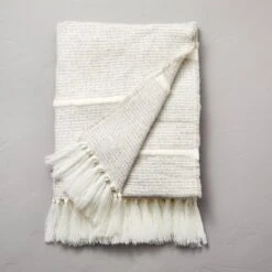 Heathered Stripe Woven Throw Blanket - Hearth & Hand™ With Magnolia 9 Heathered Stripe Woven Throw Blanket - Hearth & Hand™ With Magnolia -Hearth & Hand With Magnolia GUEST e8ea1114 2902 4a51 958f f35475e1447e