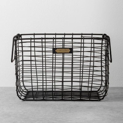 Wire Storage Basket Black - Hearth & Hand With Magnolia 7 Wire Storage Basket Black - Hearth & Hand With Magnolia - Image 5