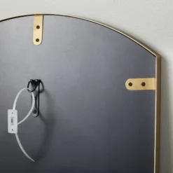 Arched 19"x64" Rectangular Metal Leaning Floor Mirror Brass - Hearth & Hand™ With Magnolia 9 Arched 19"x64" Rectangular Metal Leaning Floor Mirror Brass - Hearth & Hand™ With Magnolia -Hearth & Hand With Magnolia GUEST f28ffd4f e41e 45ca b5e1 063a548aca22