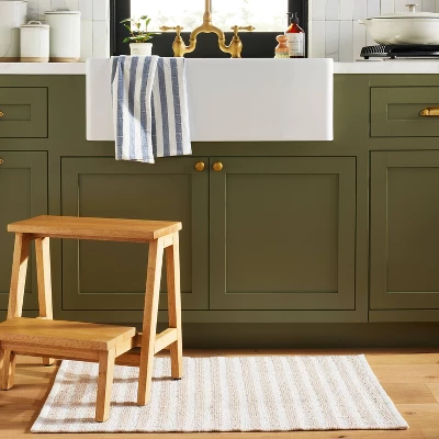 Break Stripe Handmade Area Rug Taupe/Cream - Hearth & Hand™ With Magnolia 3 Break Stripe Handmade Area Rug Taupe/Cream - Hearth & Hand™ With Magnolia