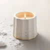Wide Fluted Speckled Ceramic Salt Jar Candle Tonal Cream 11oz - Hearth & Hand™ With Magnolia -Hearth & Hand With Magnolia GUEST fcc290e6 dcb3 469e 9003 bd97f0e2c613